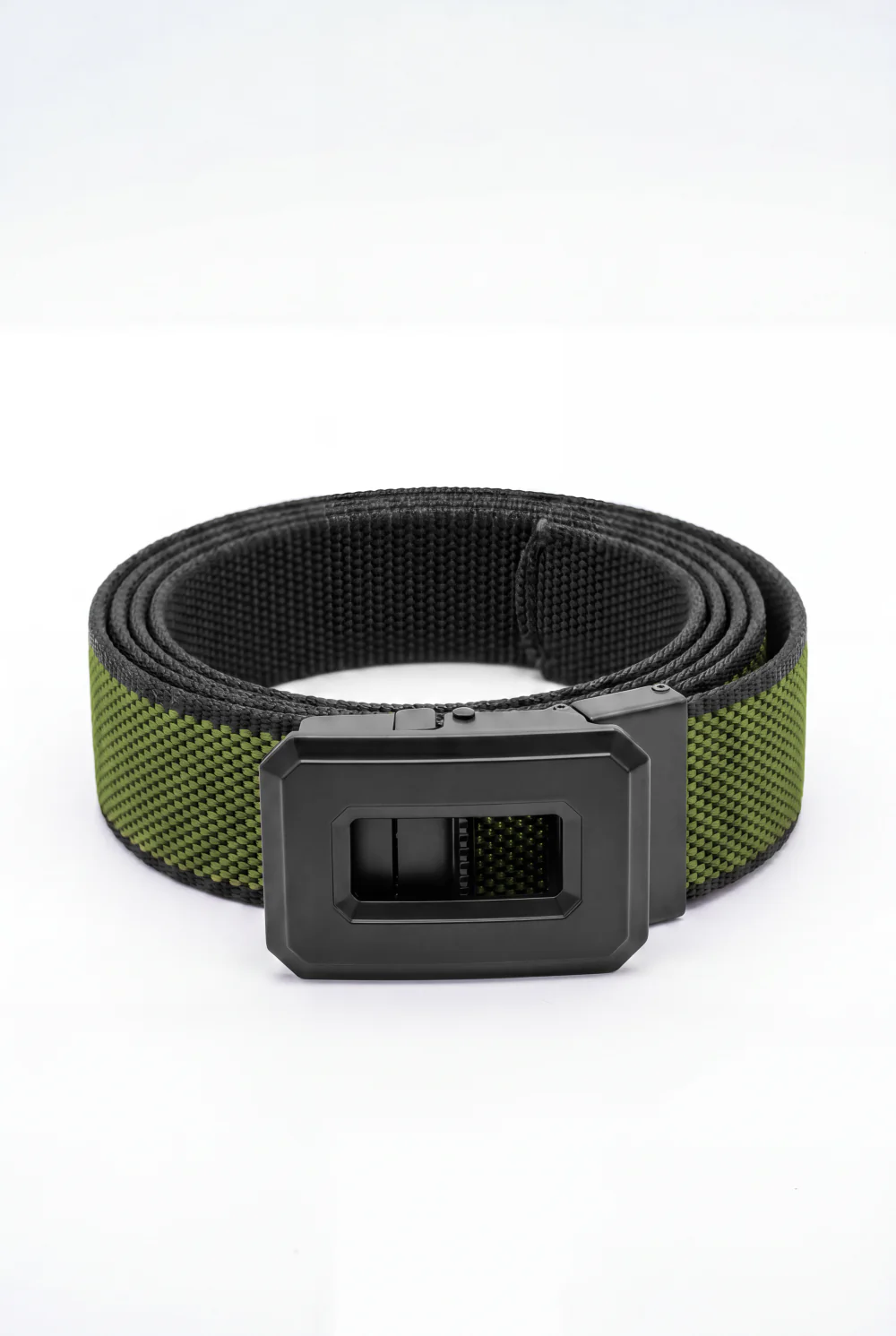 Men’s Tomato Store Hex Frame Web Belt With Patterned Woven Strap Auto Lock Buckle - Image 13