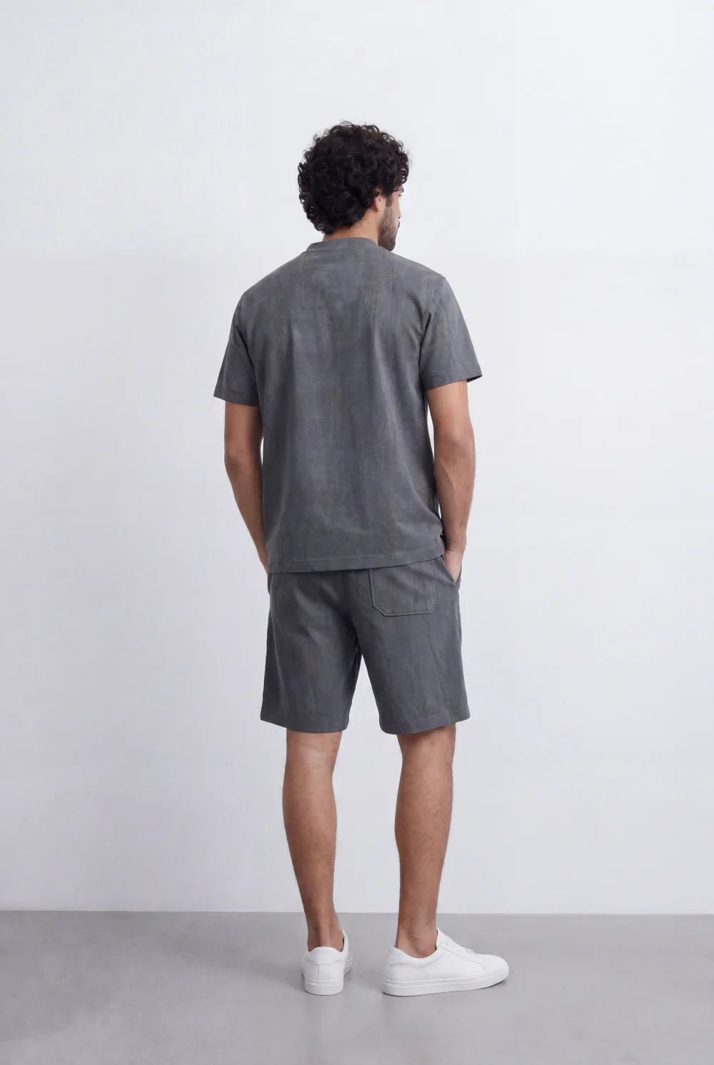 Men’s Tomato Store Marble Effect Co-Ord Set Crinkle Wash Texture Regular fit Outfit - Image 6