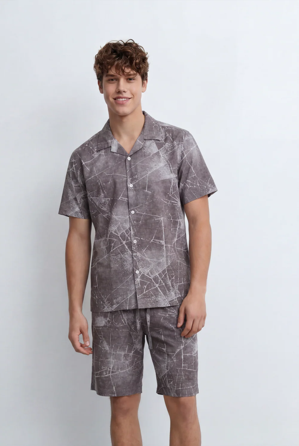 Men’s Tomato Store Matching Set Featuring Abstract All Over Print Regular Fit Outfit - Image 12