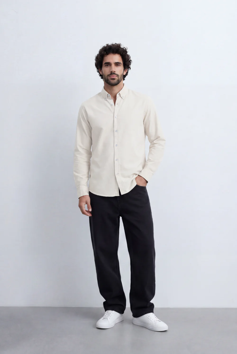 Men’s Tomato Store Minimal Button Down Shirt Soft Touch Fabric Slim Fit Tailored - Image 12
