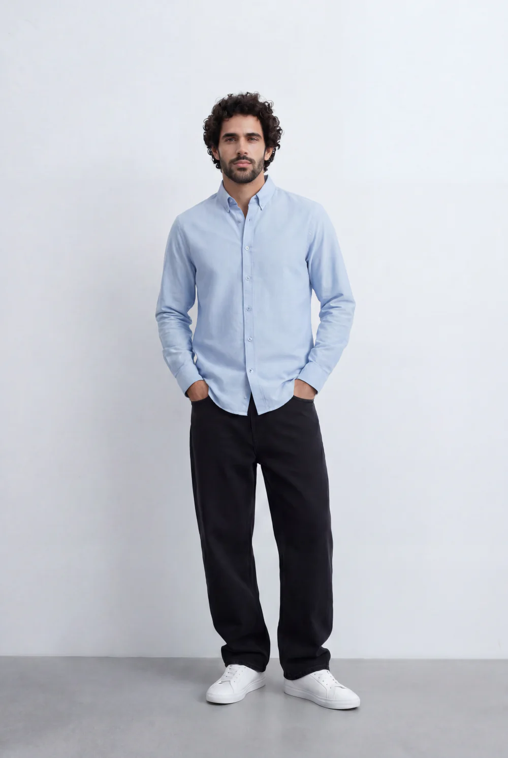 Men’s Tomato Store Minimal Button Down Shirt Soft Touch Fabric Slim Fit Tailored - Image 15