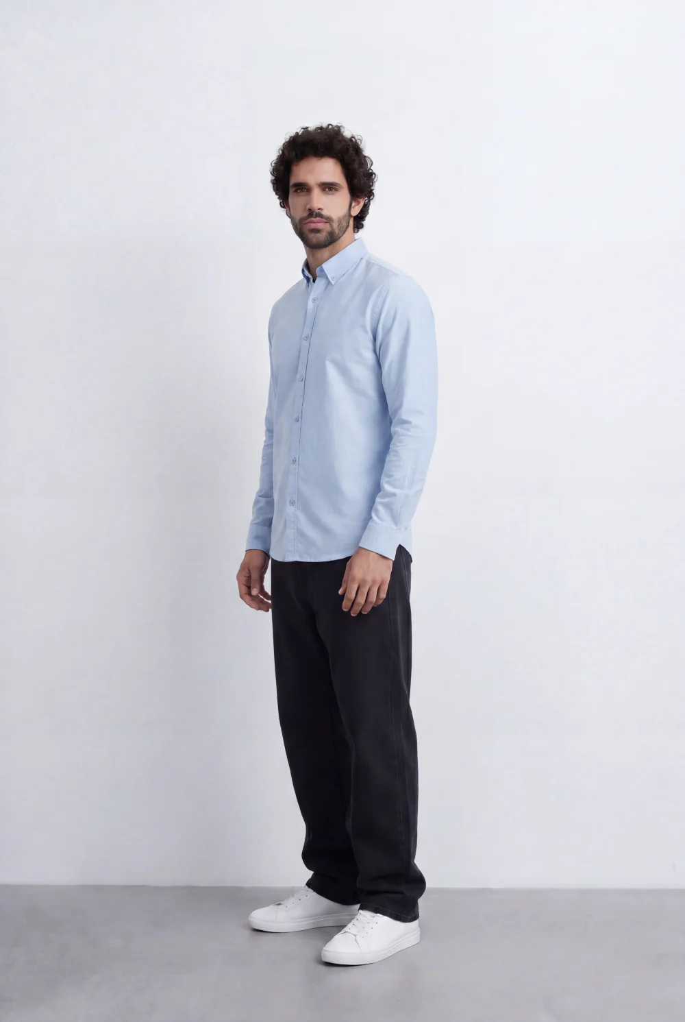 Men’s Tomato Store Minimal Button Down Shirt Soft Touch Fabric Slim Fit Tailored - Image 16