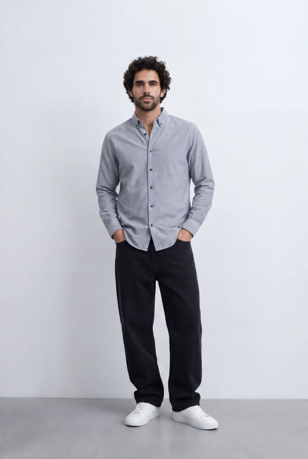 Men’s Tomato Store Minimal Button Down Shirt Soft Touch Fabric Slim Fit Tailored - Image 19