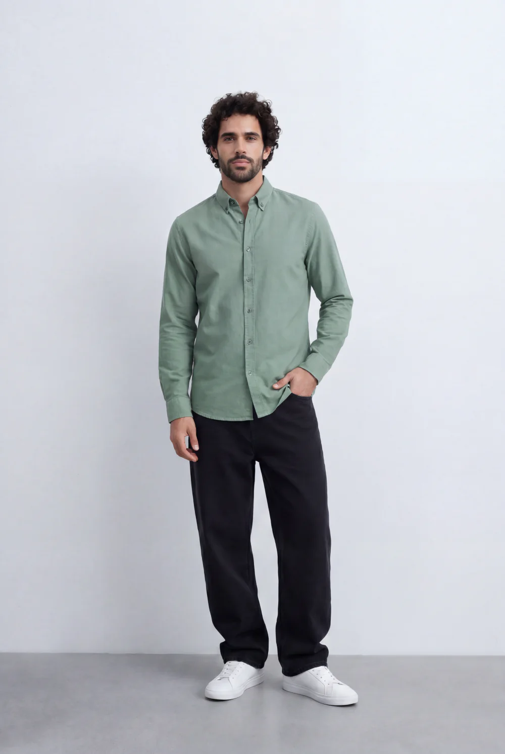 Men’s Tomato Store Minimal Button Down Shirt Soft Touch Fabric Slim Fit Tailored - Image 23