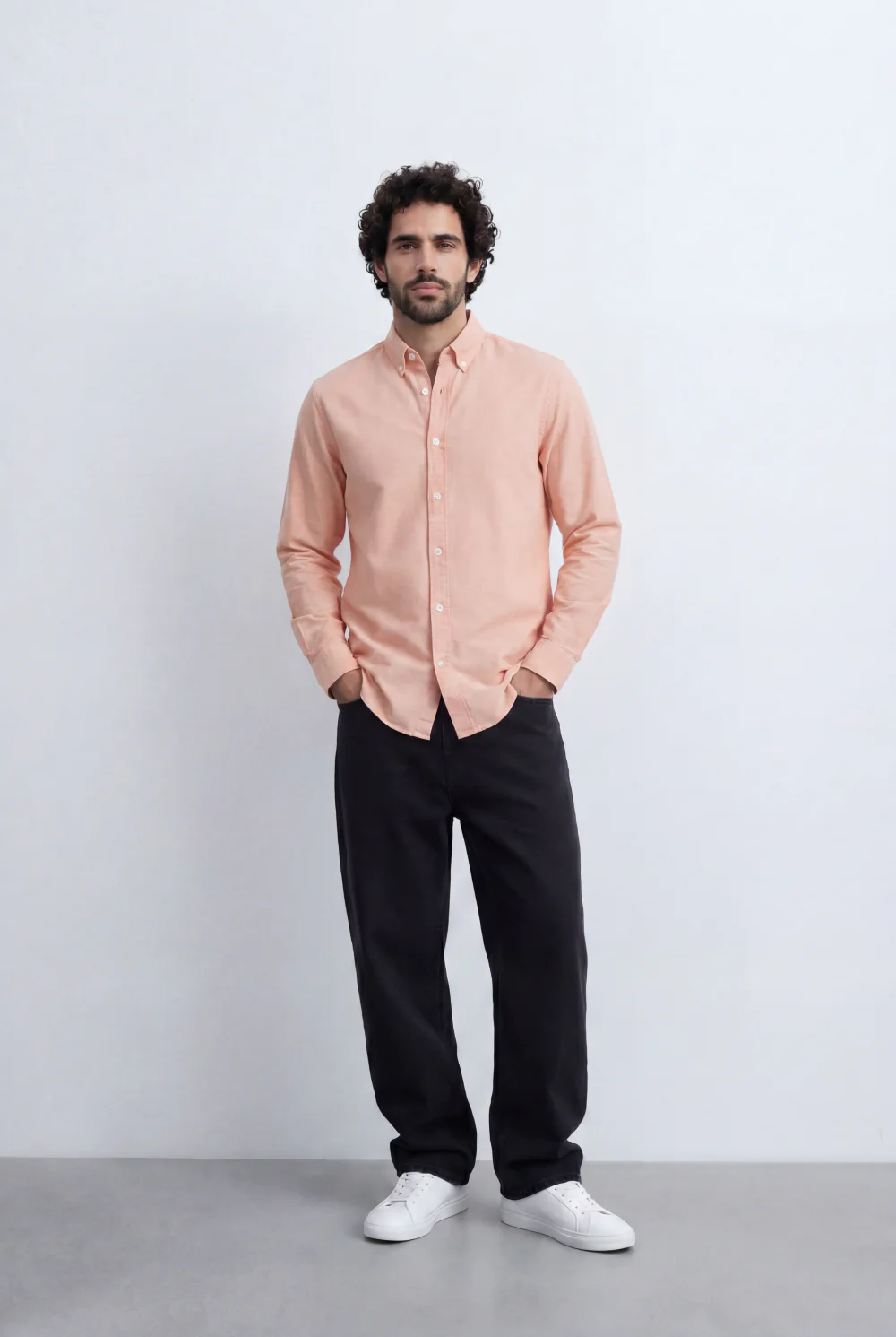 Men’s Tomato Store Minimal Button Down Shirt Soft Touch Fabric Slim Fit Tailored - Image 27
