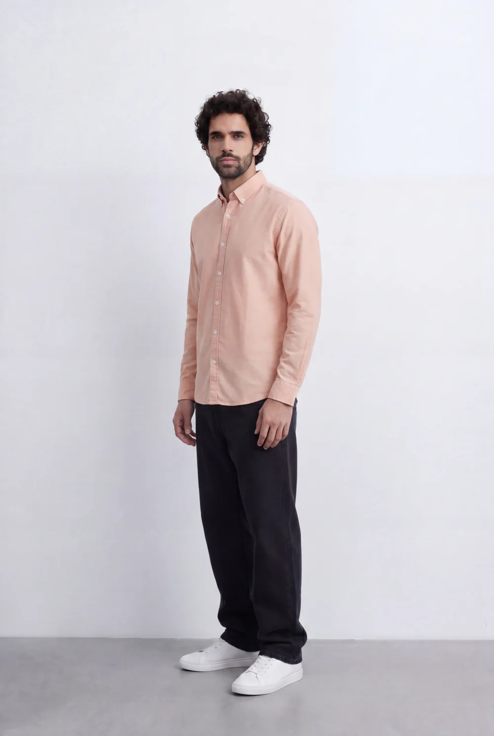 Men’s Tomato Store Minimal Button Down Shirt Soft Touch Fabric Slim Fit Tailored - Image 28