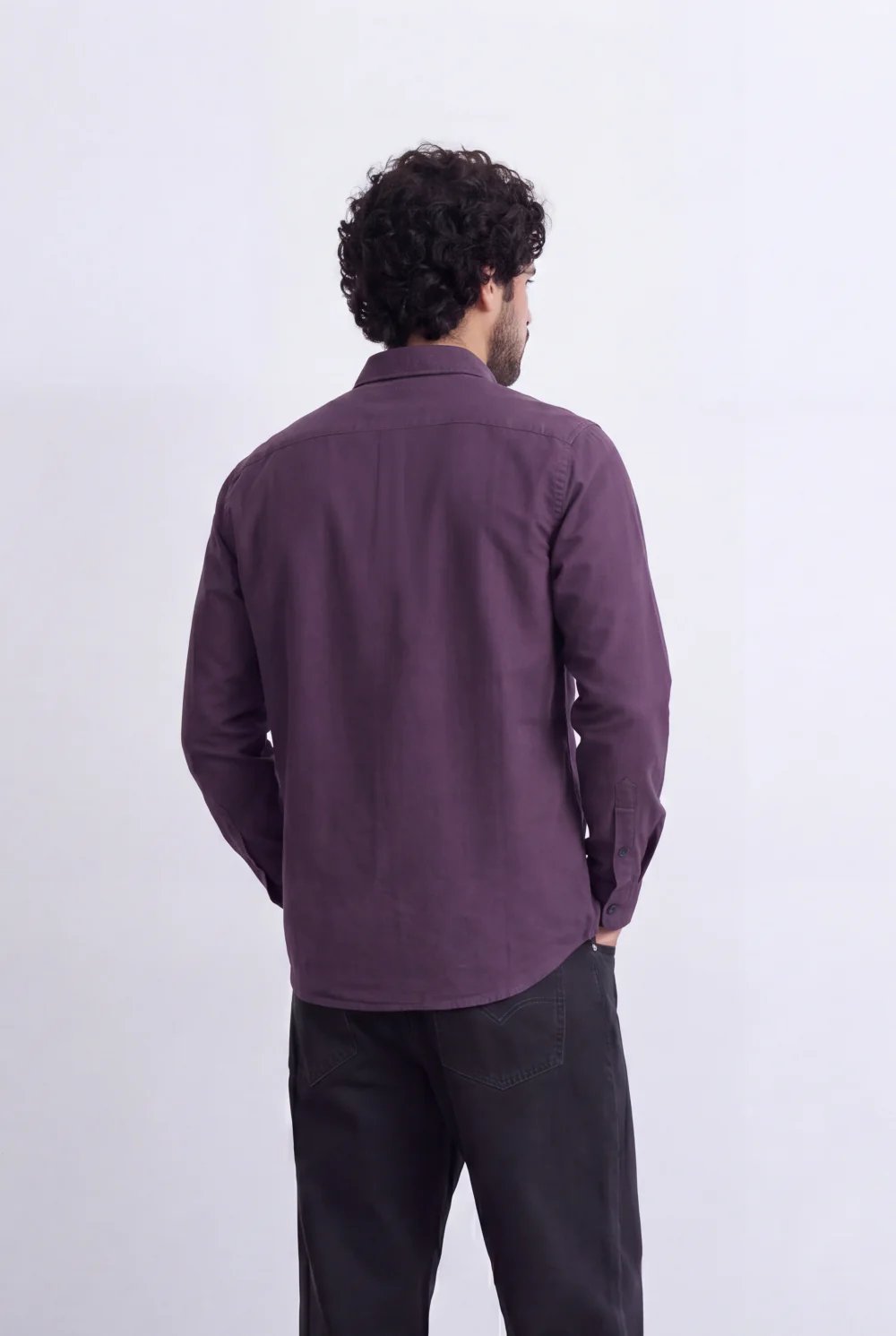 Men’s Tomato Store Minimal Button Down Shirt Soft Touch Fabric Slim Fit Tailored - Image 30