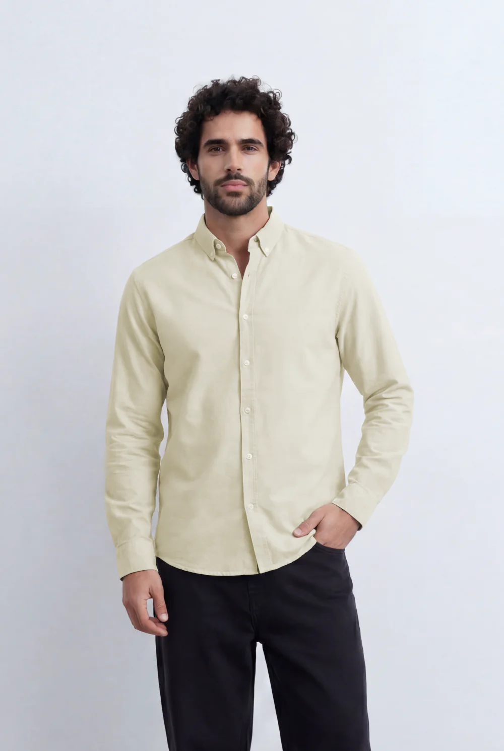 Men’s Tomato Store Minimal Button Down Shirt Soft Touch Fabric Slim Fit Tailored - Image 33