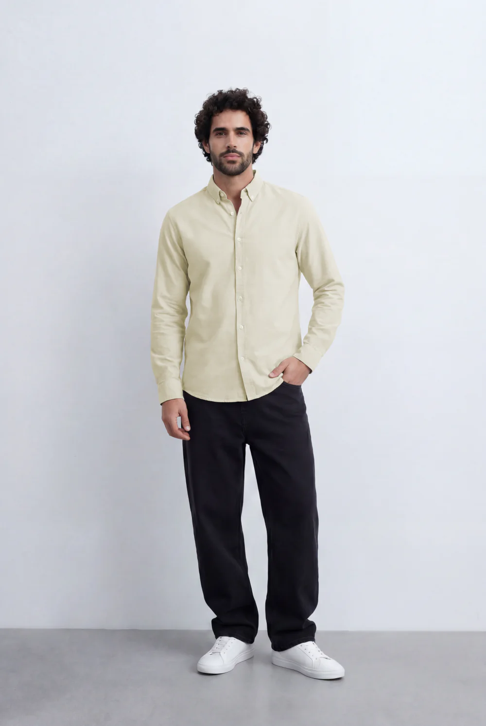 Men’s Tomato Store Minimal Button Down Shirt Soft Touch Fabric Slim Fit Tailored - Image 35