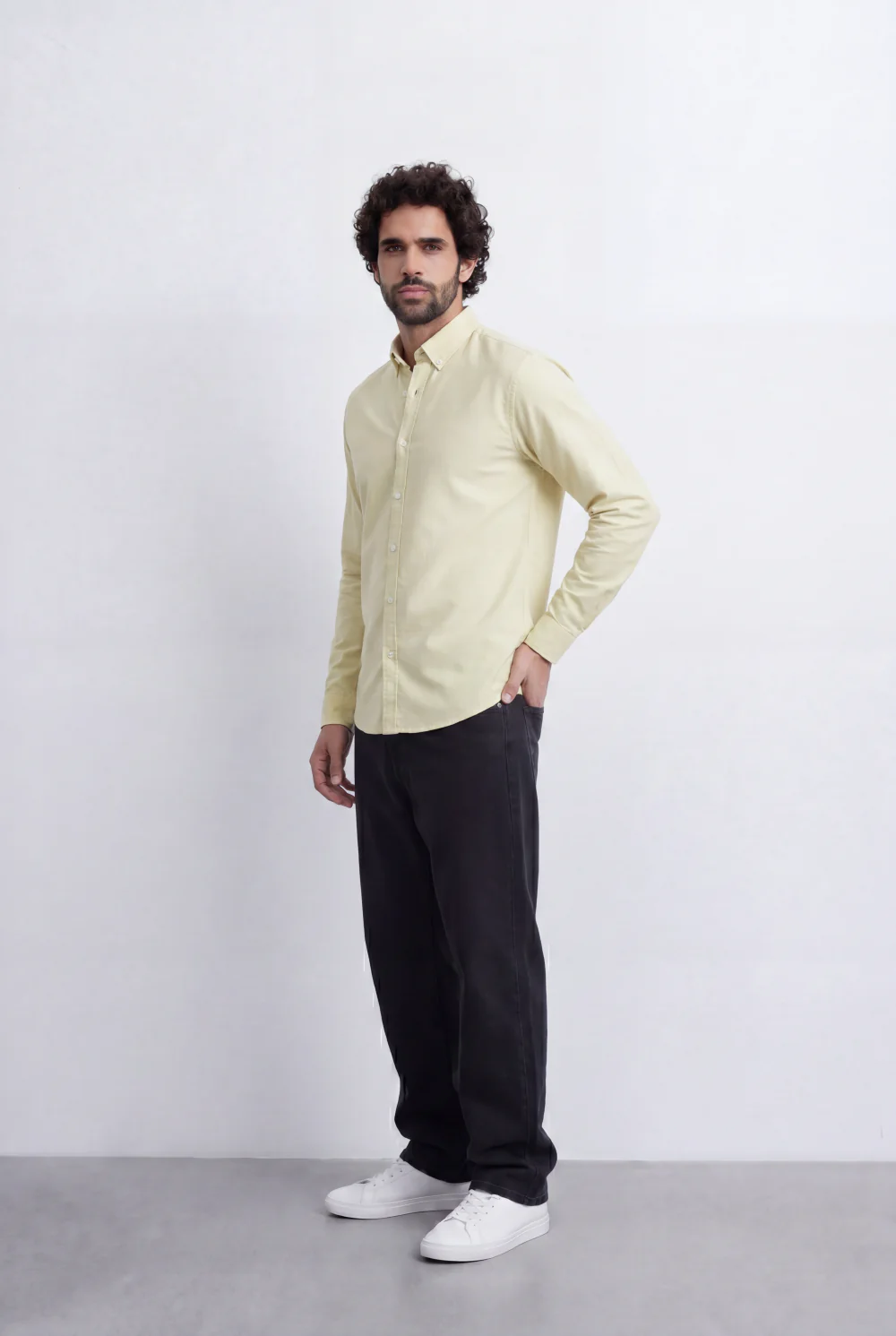 Men’s Tomato Store Minimal Button Down Shirt Soft Touch Fabric Slim Fit Tailored - Image 36