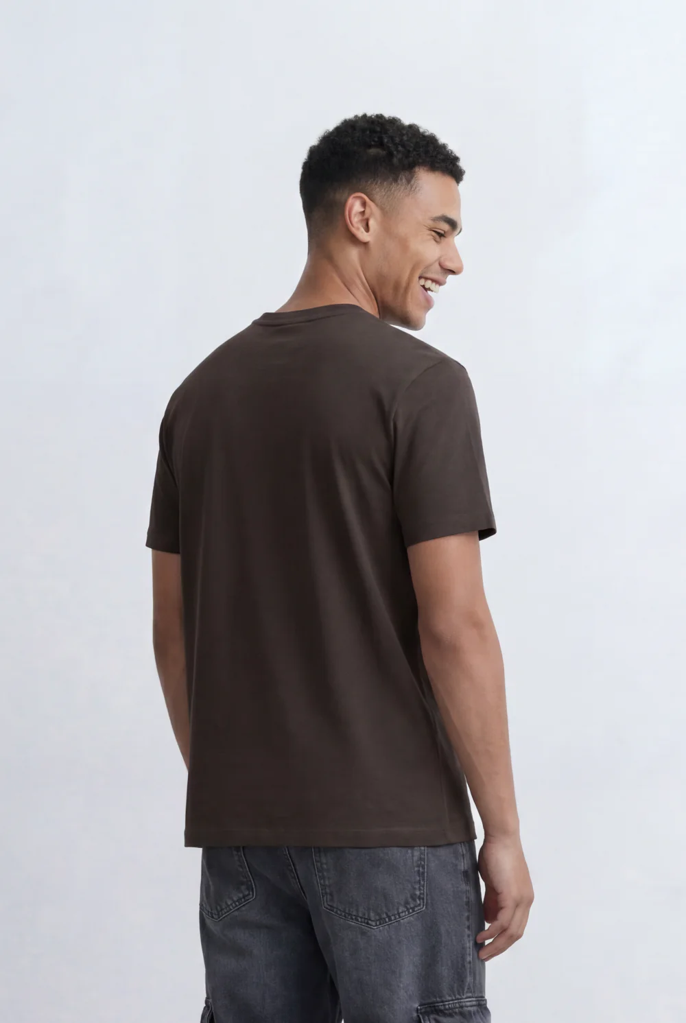 Men’s Tomato Store Minimal Statement T-Shirt Raised Game Over Typography Detail - Image 10