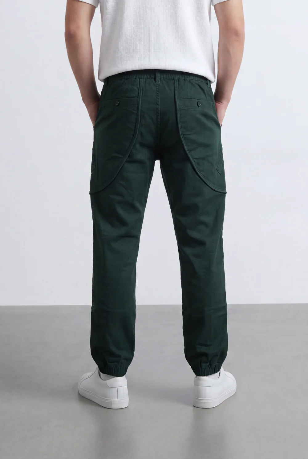 Men’s Tomato Store Modern Sarouel Jogger Elastic Drawstring Waist Streamlined Panel Seam Detail - Image 18
