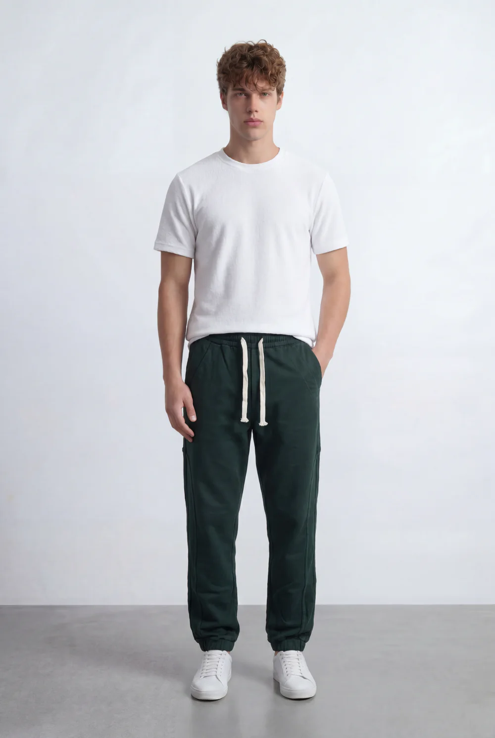Men’s Tomato Store Modern Sarouel Jogger Elastic Drawstring Waist Streamlined Panel Seam Detail - Image 19