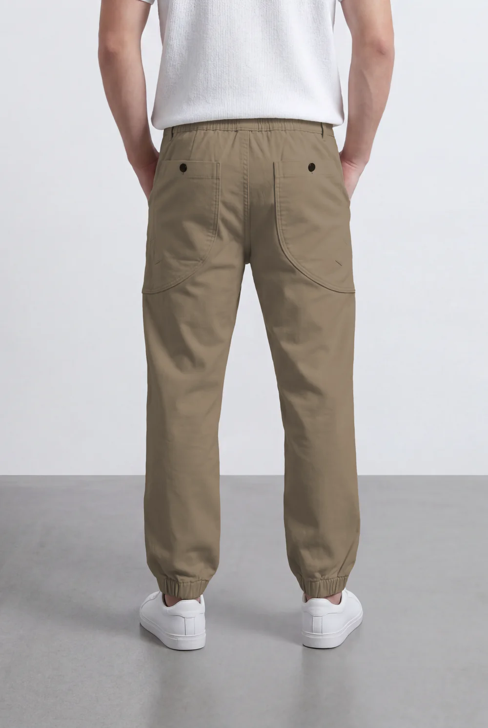 Men’s Tomato Store Modern Sarouel Jogger Elastic Drawstring Waist Streamlined Panel Seam Detail - Image 22