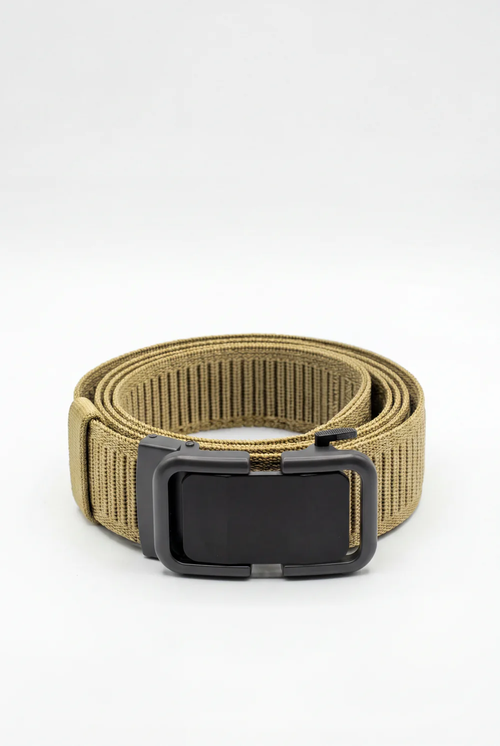 Men’s Tomato Store Modern Web Belt Matte Frame Buckle Smooth Plate Center Secure Mechanism Adjustable - Image 11