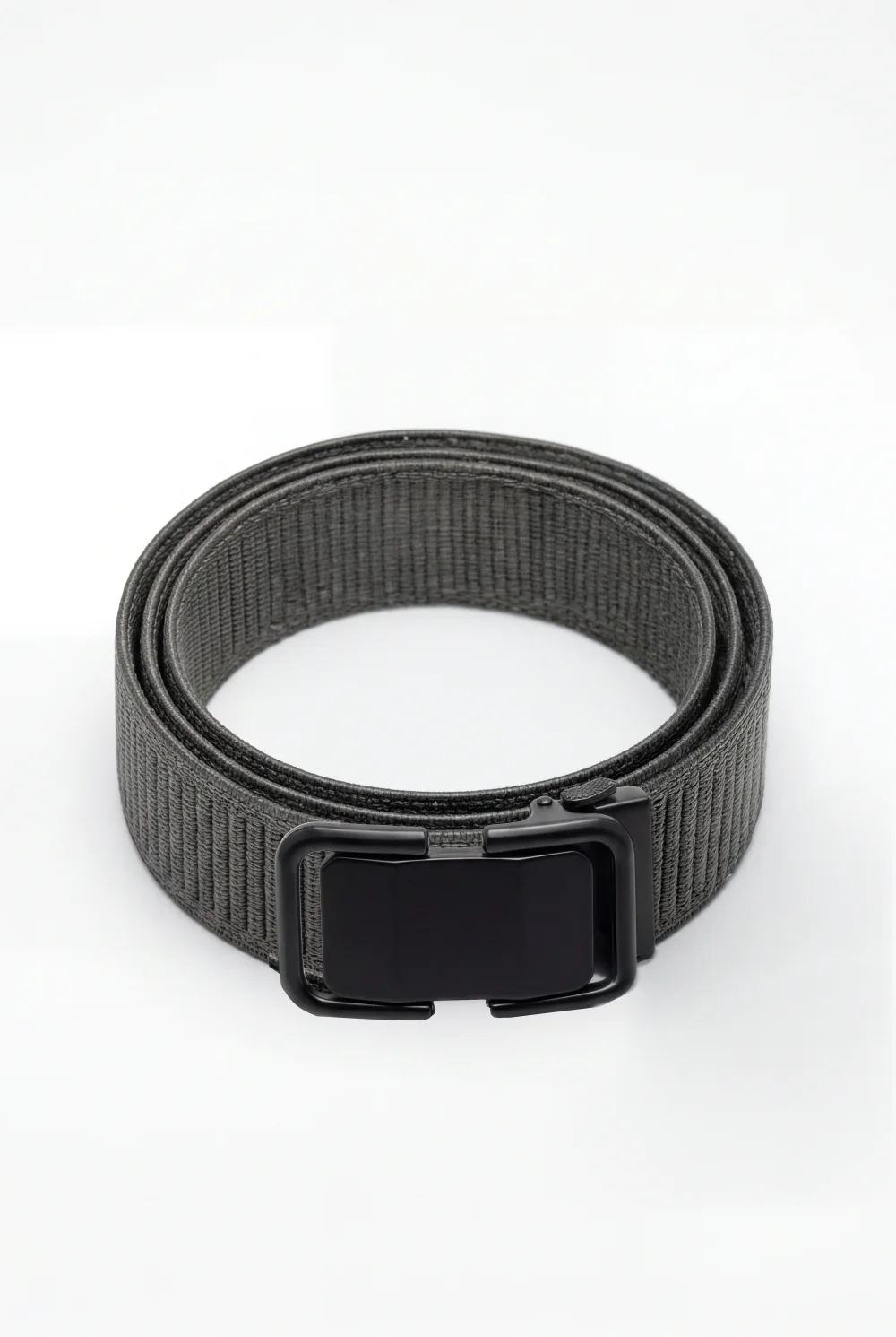Men’s Tomato Store Modern Web Belt Matte Frame Buckle Smooth Plate Center Secure Mechanism Adjustable - Image 2