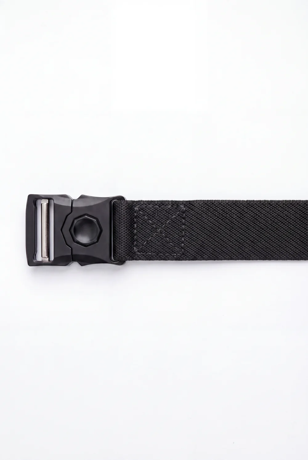 Men’s Tomato Store Orbit Lock Web Belt Featuring Braided Stretch Strap Round Push Buckle - Image 3