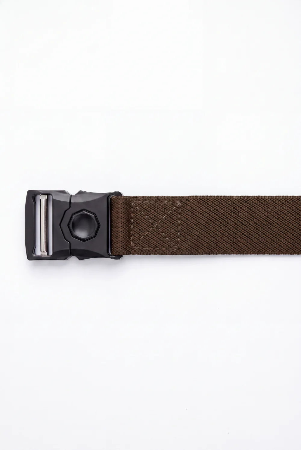Men’s Tomato Store Orbit Lock Web Belt Featuring Braided Stretch Strap Round Push Buckle - Image 6