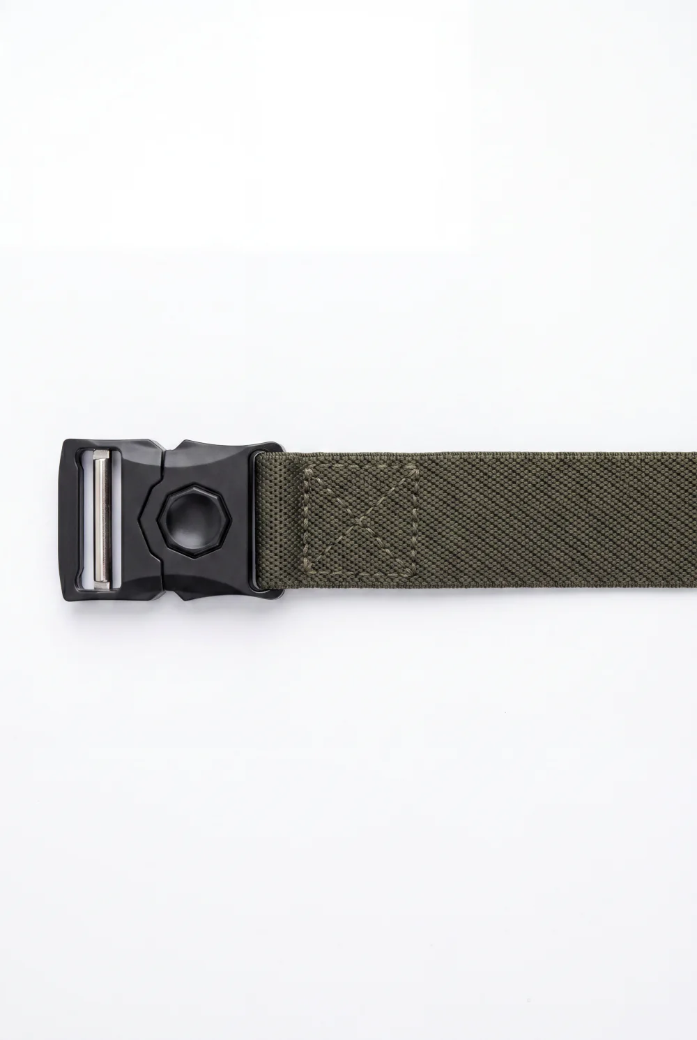 Men’s Tomato Store Orbit Lock Web Belt Featuring Braided Stretch Strap Round Push Buckle - Image 9