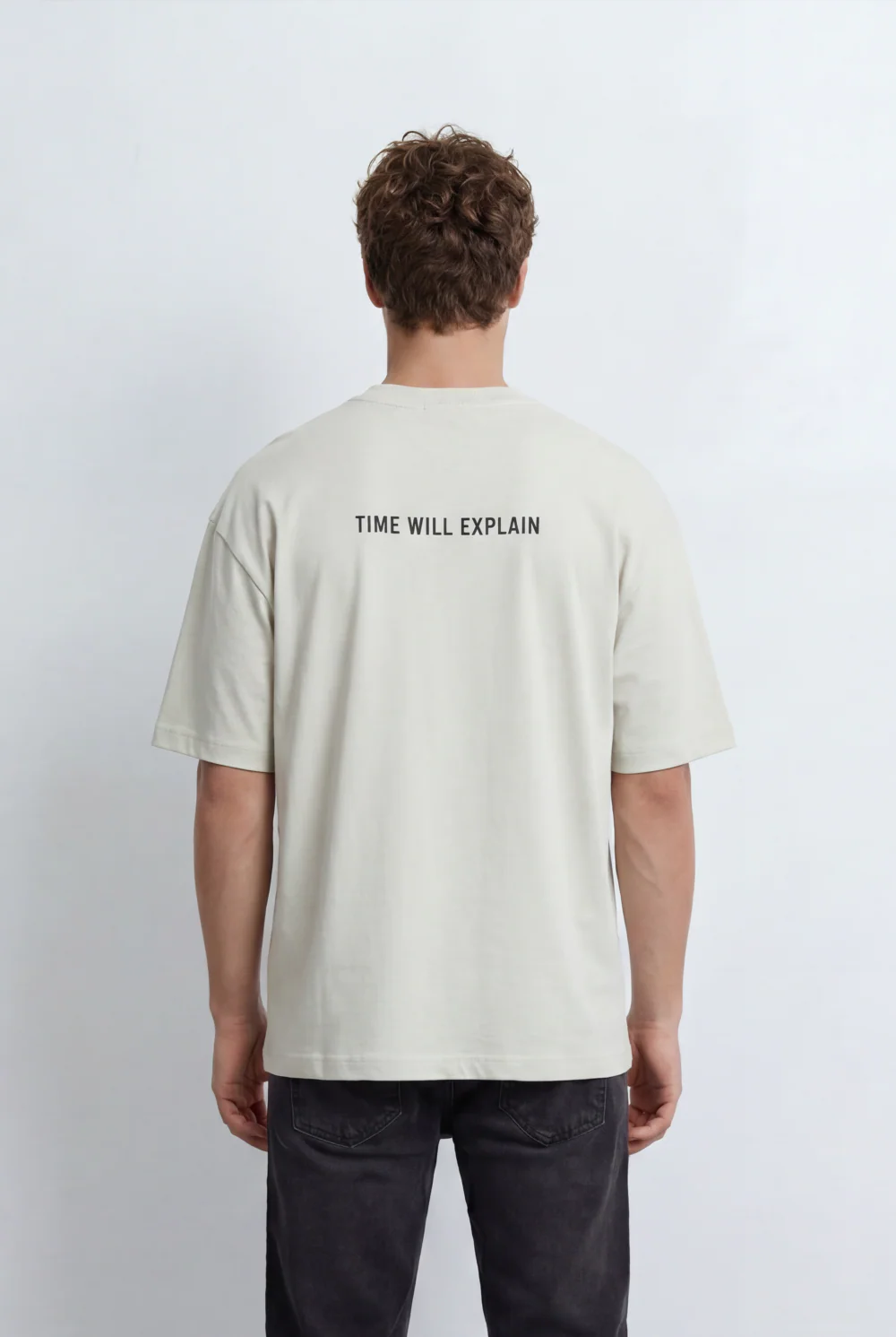 Men’s Tomato Store Oversized T-Shirt Featuring Small Front Typography Print - Image 10