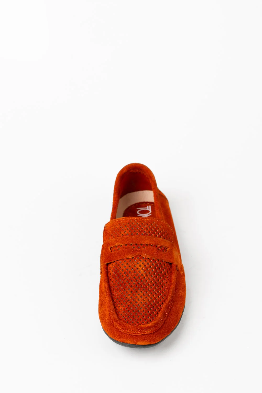Men’s Tomato Store Perforated Suede Loafers Flexible Low-Profile Shoes - Image 6