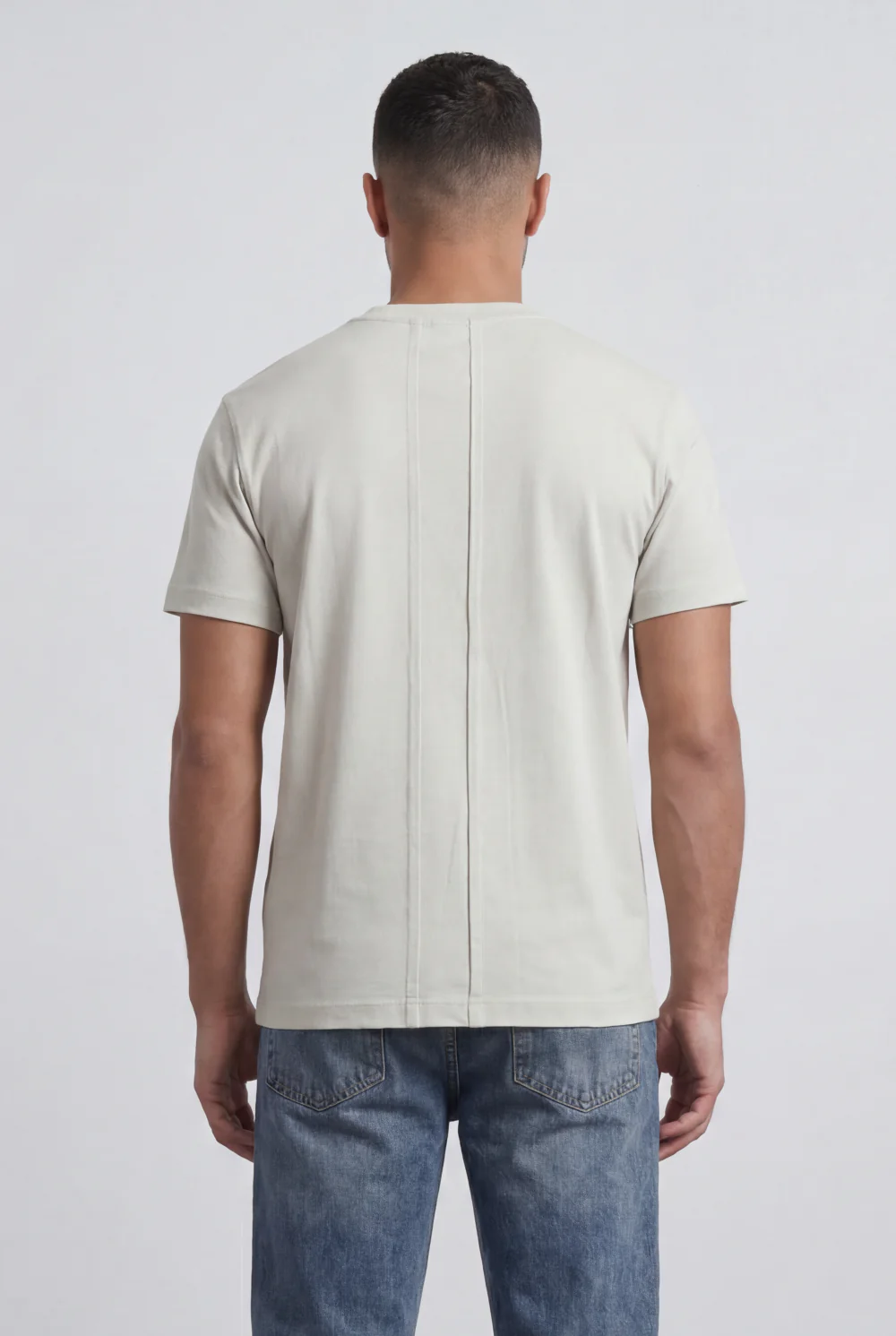 Men’s Tomato Store Pocket T-Shirt Distressed Chest Pocket Detail Clean Minimal Design Regular Fit - Image 6