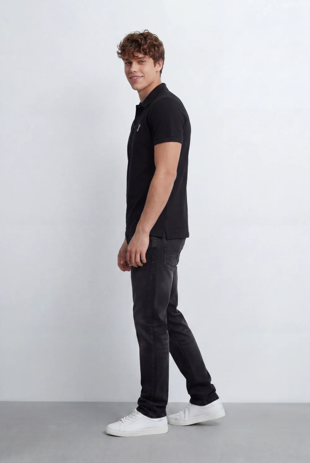 Men’s Tomato Store Polo T-Shirt Slim Fit Embroidered Chest Logo - Image 4