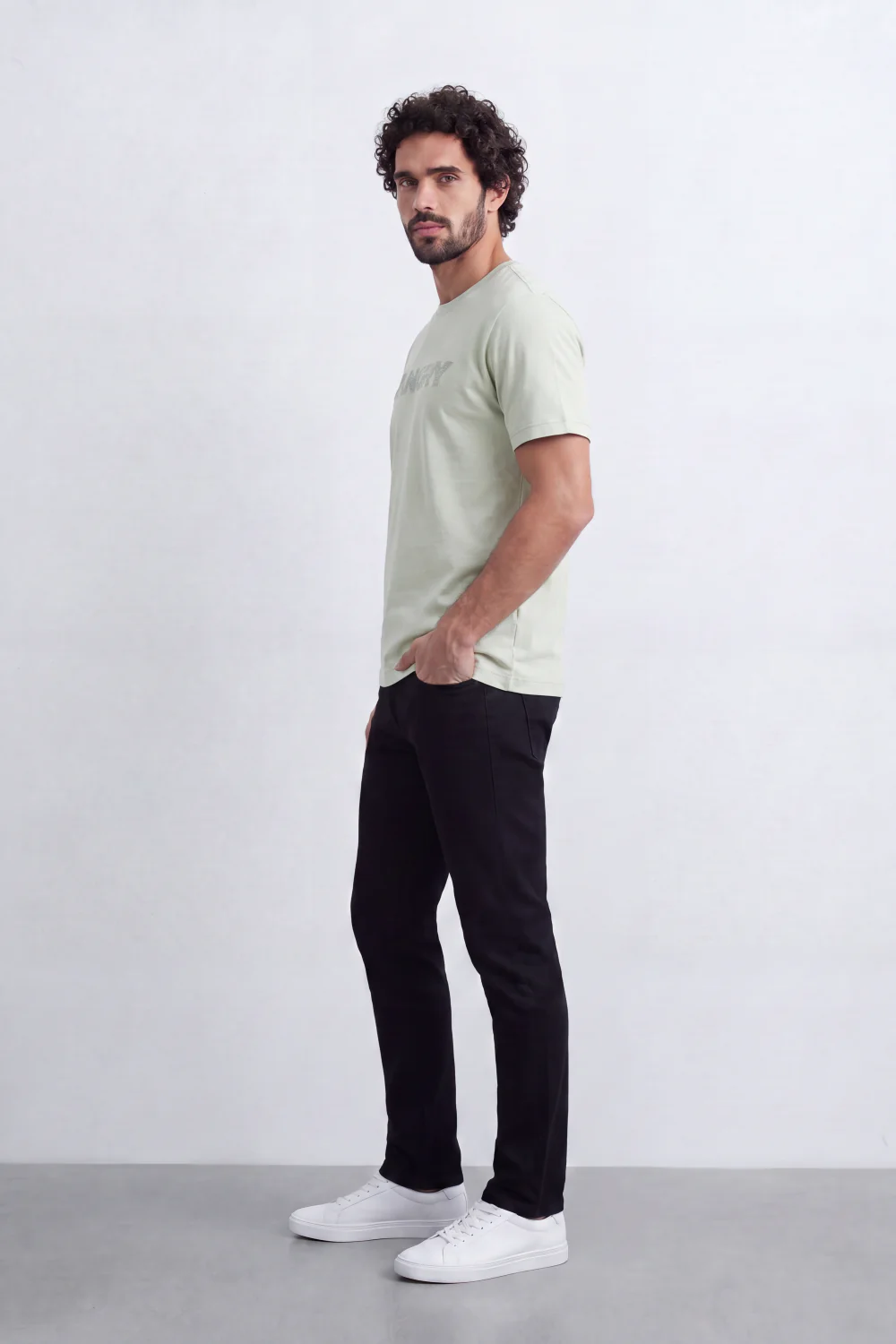 Men’s Tomato Store Quiet Rage T-Shirt Tonal Angry Chest Typography Sketch Fill Graphic Plain Dyed Surface Regular Fit Summer Melton - Image 4