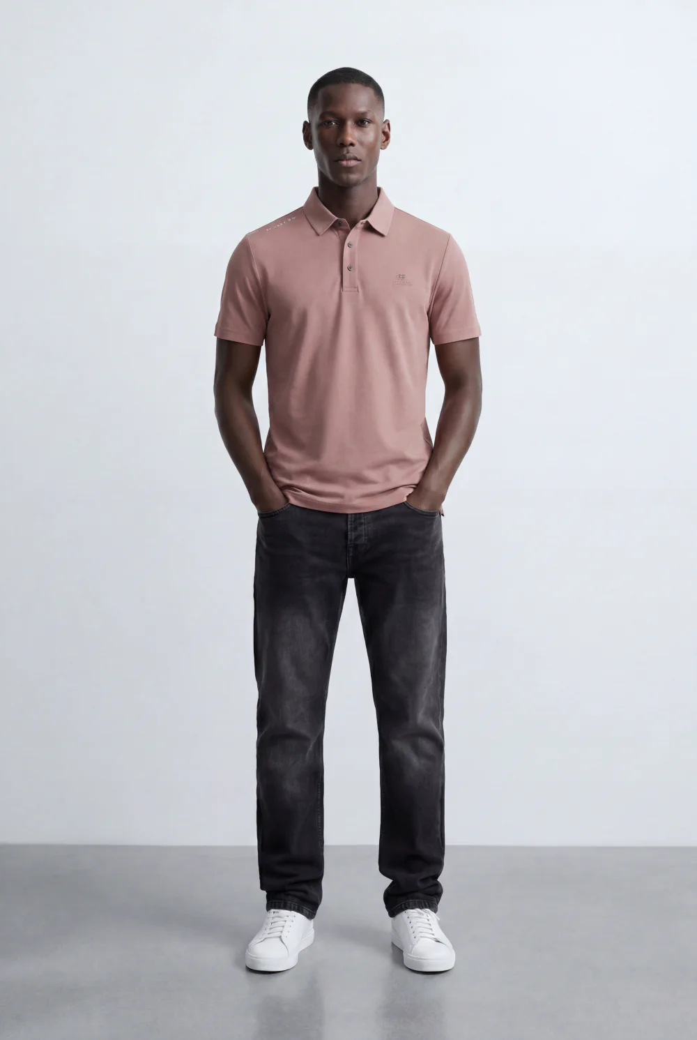Men’s Tomato Store Refined Polo Shirt Embroidered Chest Detail Classic Collar Structure Button Placket T-Shirt - Image 11