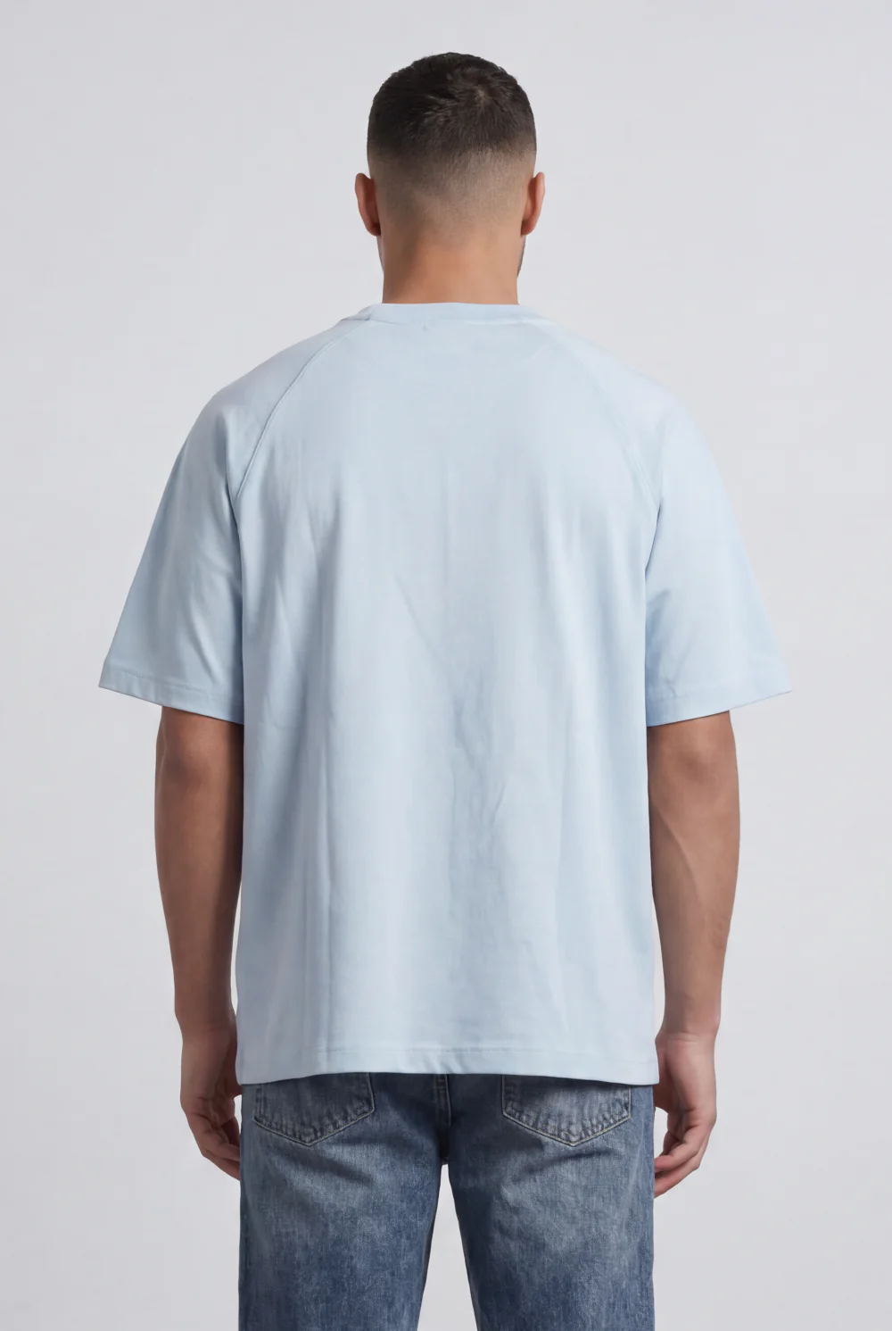 Men’s Tomato Store Regular Fit T-Shirt Rib Crew Neck Mini Neck Graphic Short Sleeves Stitch Lines - Image 6