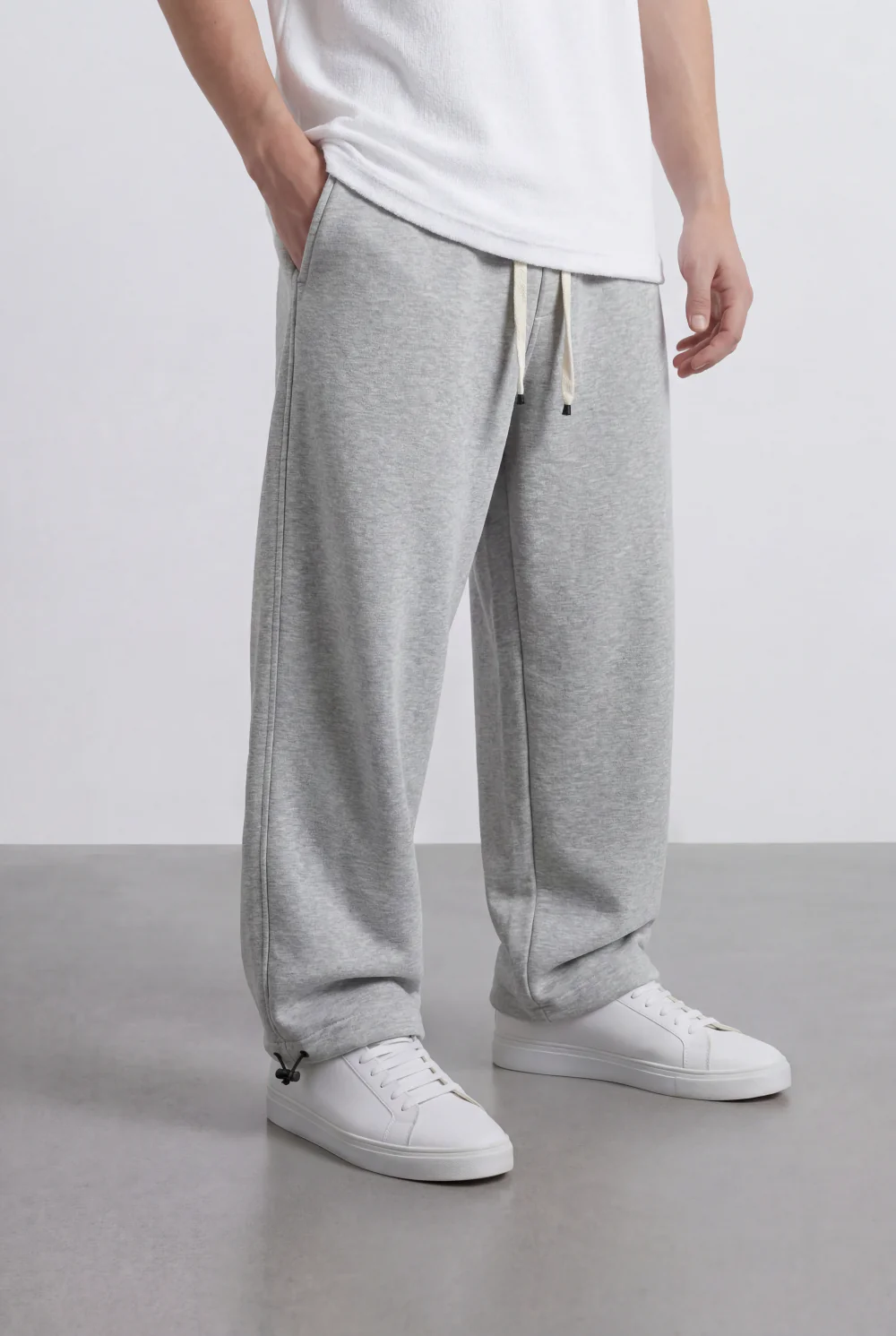 Men’s Tomato Store Relaxed Sweatpants Elastic Waist Oversize Melton Fabric - Image 16