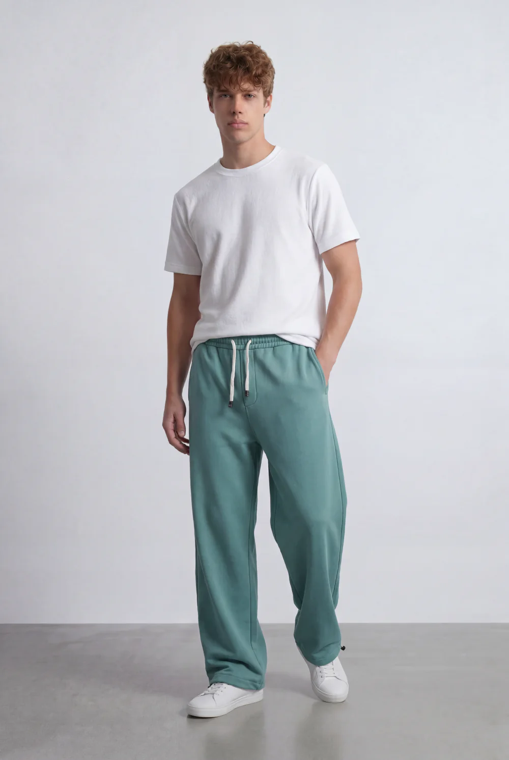 Men’s Tomato Store Relaxed Sweatpants Elastic Waist Oversize Melton Fabric - Image 19