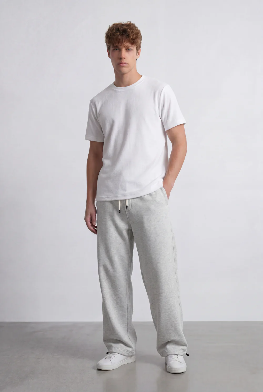 Men’s Tomato Store Relaxed Sweatpants Elastic Waist Oversize Melton Fabric - Image 27