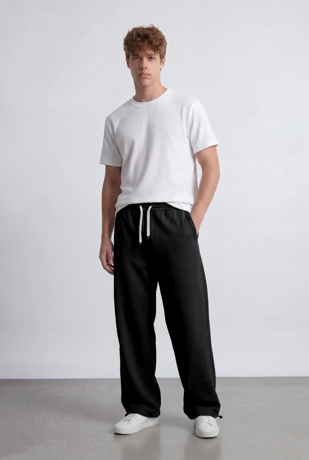 Men’s Tomato Store Relaxed Sweatpants Elastic Waist Oversize Melton Fabric - Image 31