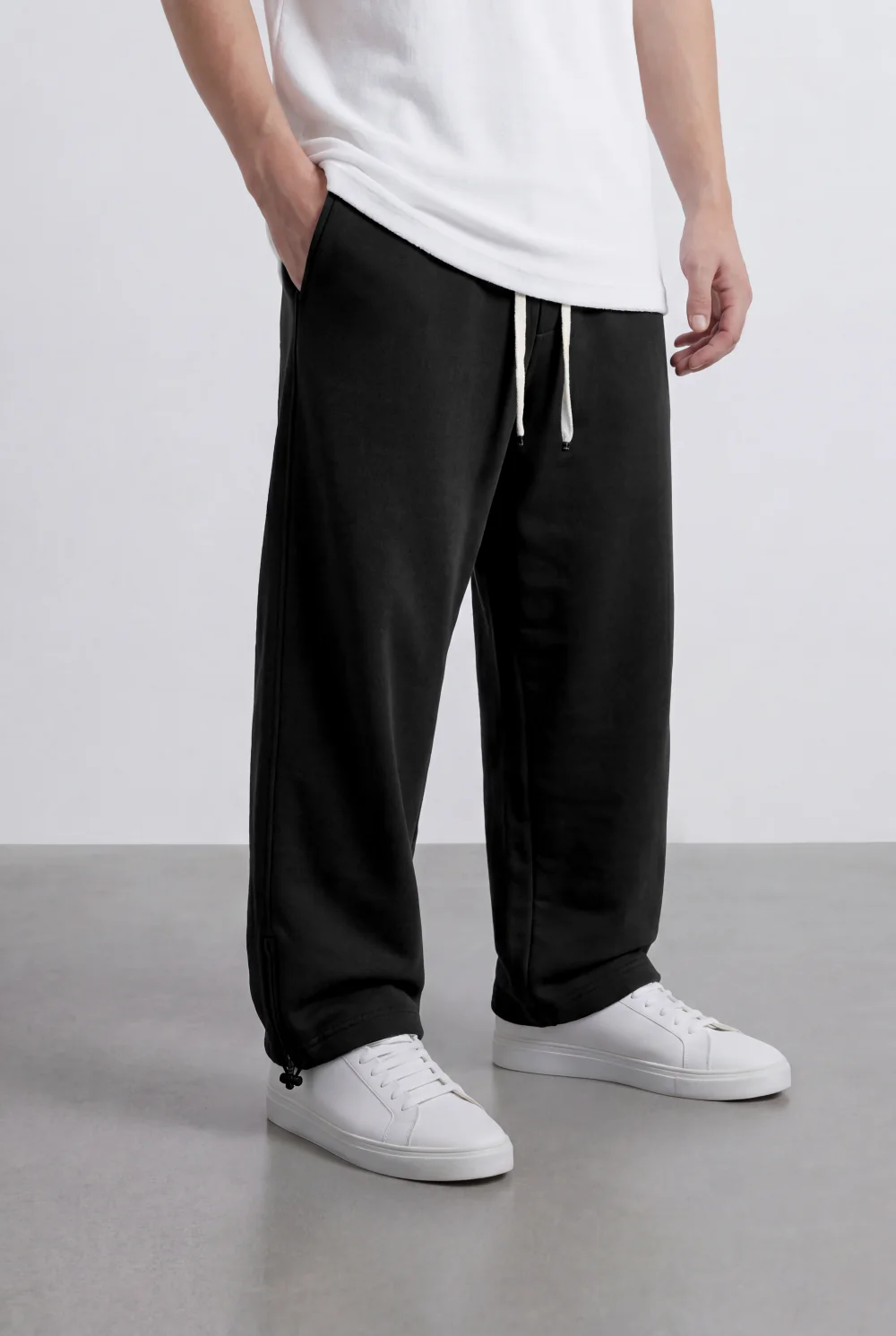 Men’s Tomato Store Relaxed Sweatpants Elastic Waist Oversize Melton Fabric - Image 32