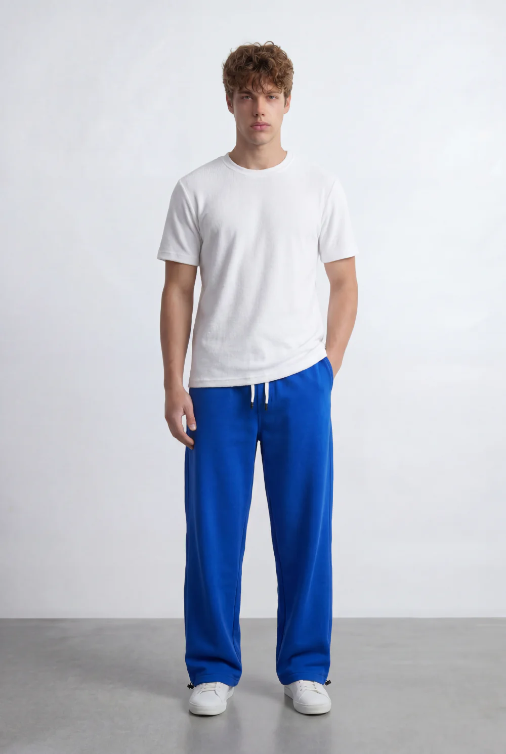 Men’s Tomato Store Relaxed Sweatpants Elastic Waist Oversize Melton Fabric - Image 7