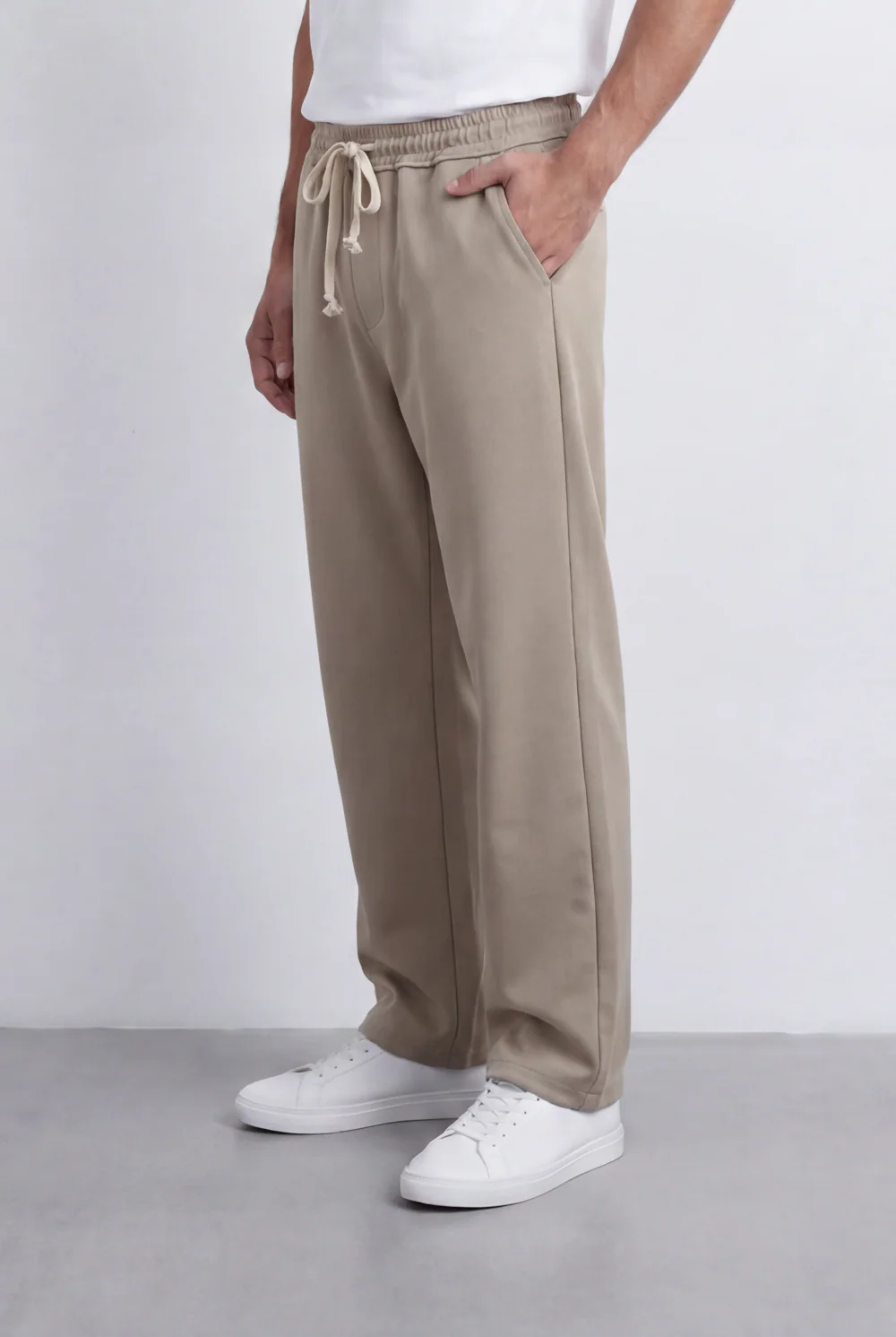 Men’s Tomato Store Relaxed Sweatpants Elastic Waistband Contrast Draw Cord Wide Leg - Image 12