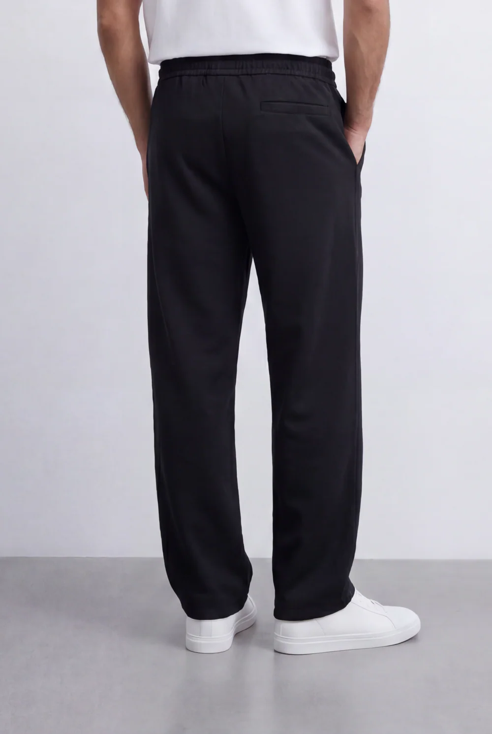 Men’s Tomato Store Relaxed Sweatpants Elastic Waistband Contrast Draw Cord Wide Leg - Image 2