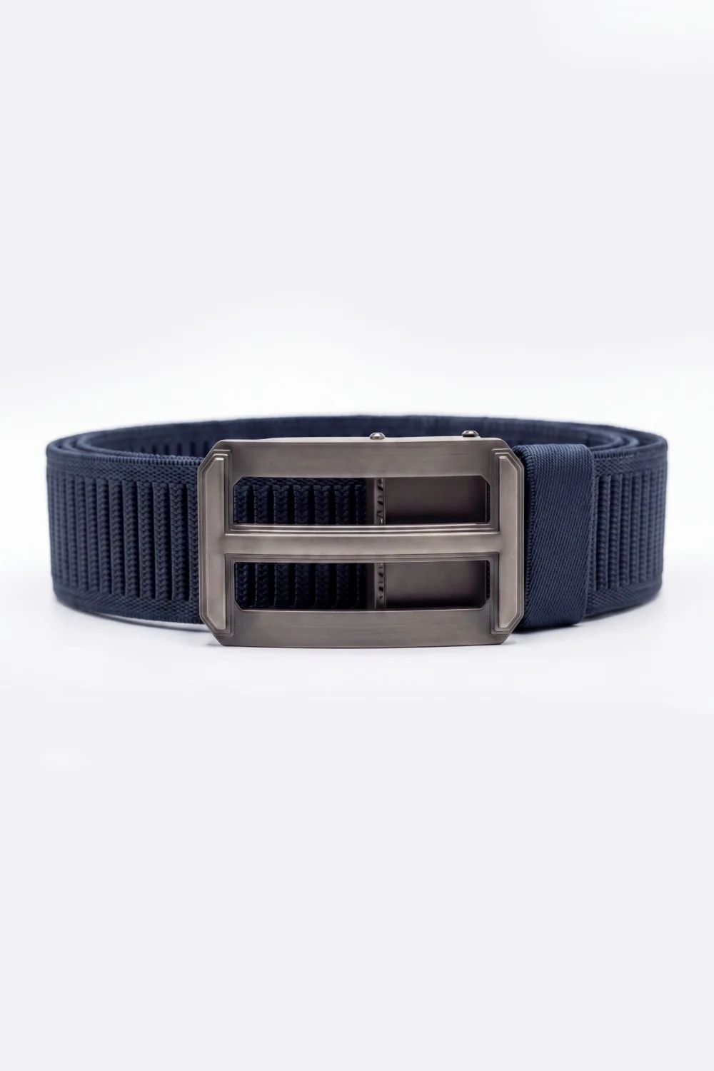 Men’s Tomato Store Ribbed Woven Belt Built Strong Strap Double Bar Buckle Adjustable Slide Fit Durable Edge Stitching - Image 11