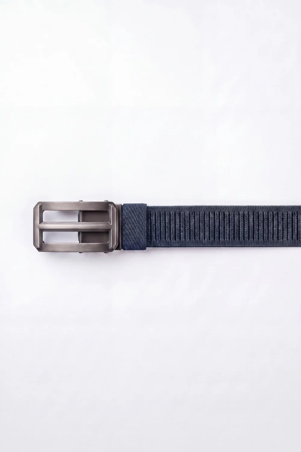 Men’s Tomato Store Ribbed Woven Belt Built Strong Strap Double Bar Buckle Adjustable Slide Fit Durable Edge Stitching - Image 12