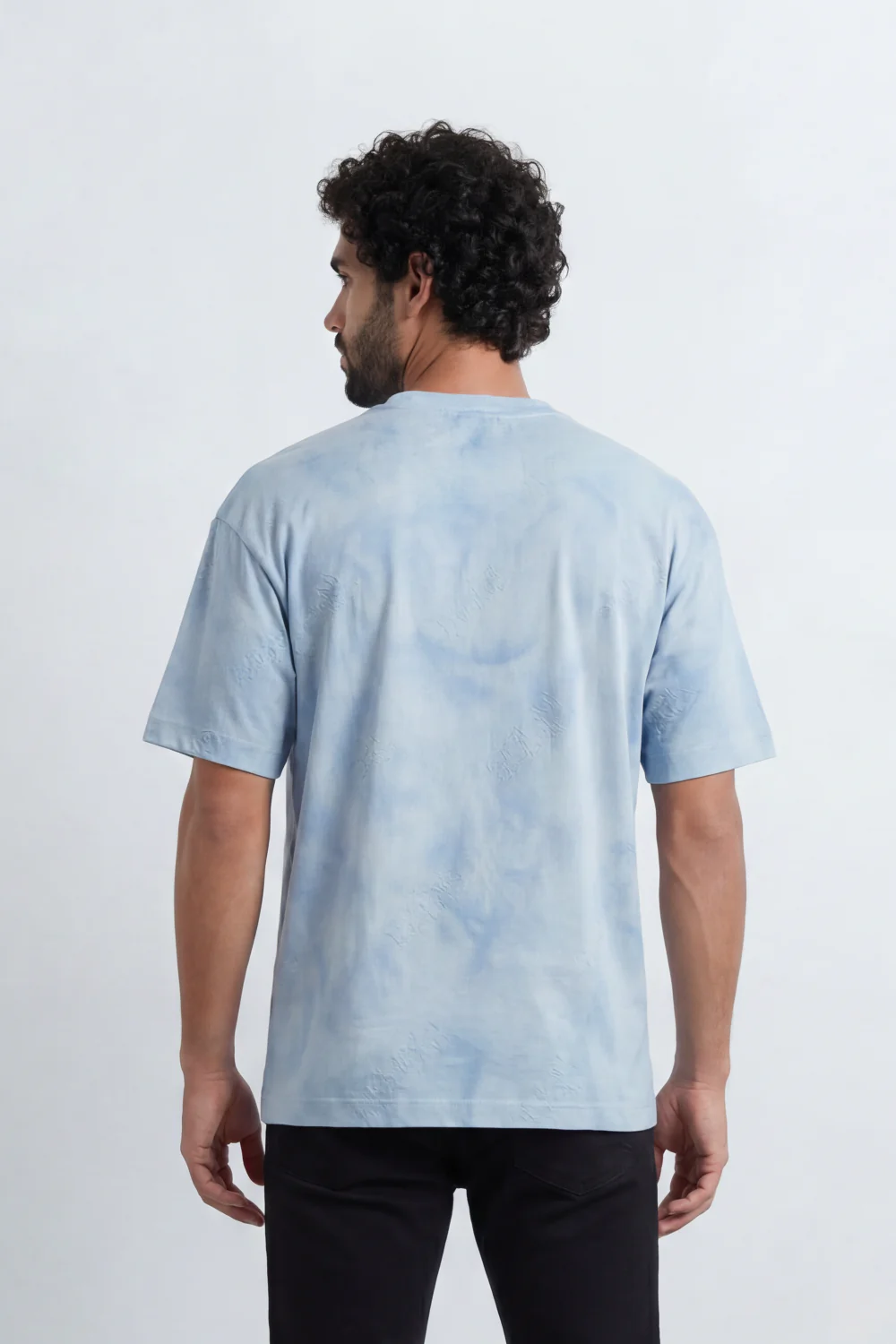 Men’s Tomato Store Sandstorm Fade T-Shirt With Allover Mineral Wash Texture Tonal Cloudy Surface Subtle Distress Marks Relaxed fit - Image 10