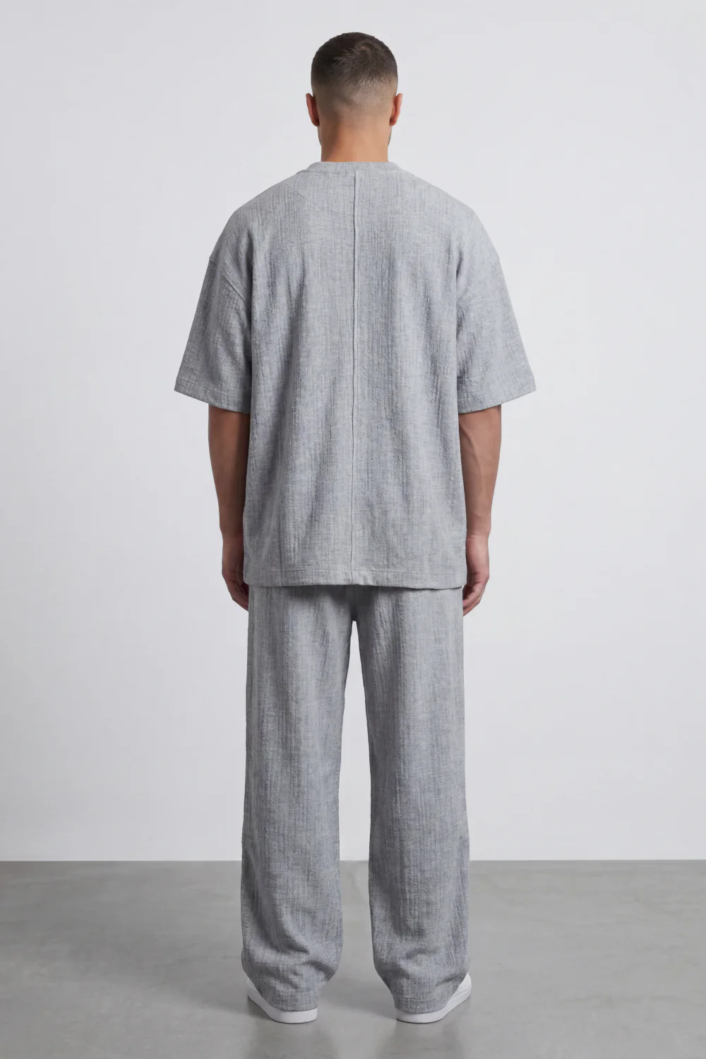 Men’s Tomato Store Shadow Ease Co-Ord Set With Soft Textured Knit Surface Plain Solid Dye Finish Outfit - Image 10