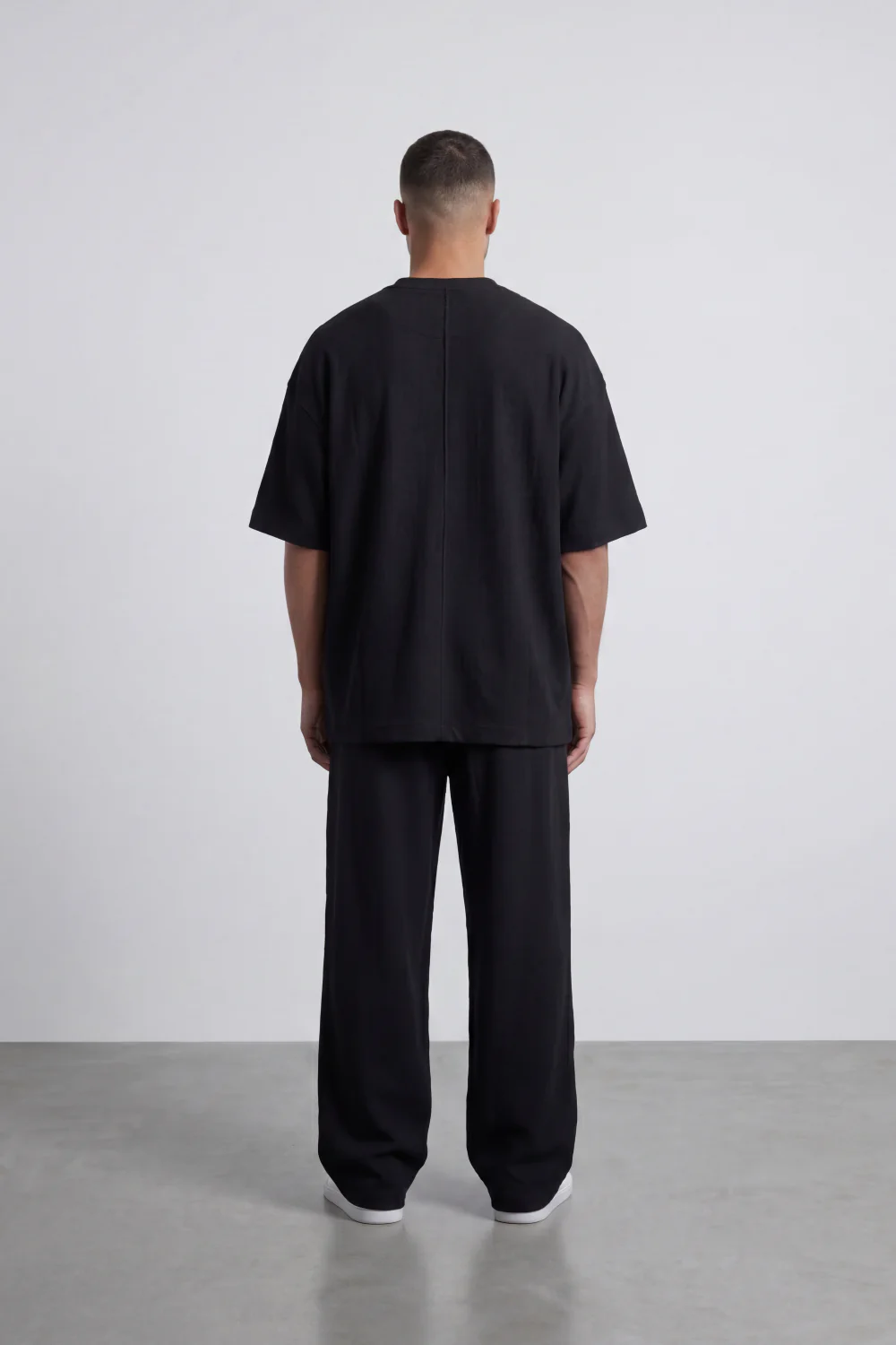 Men’s Tomato Store Shadow Ease Co-Ord Set With Soft Textured Knit Surface Plain Solid Dye Finish Outfit - Image 2