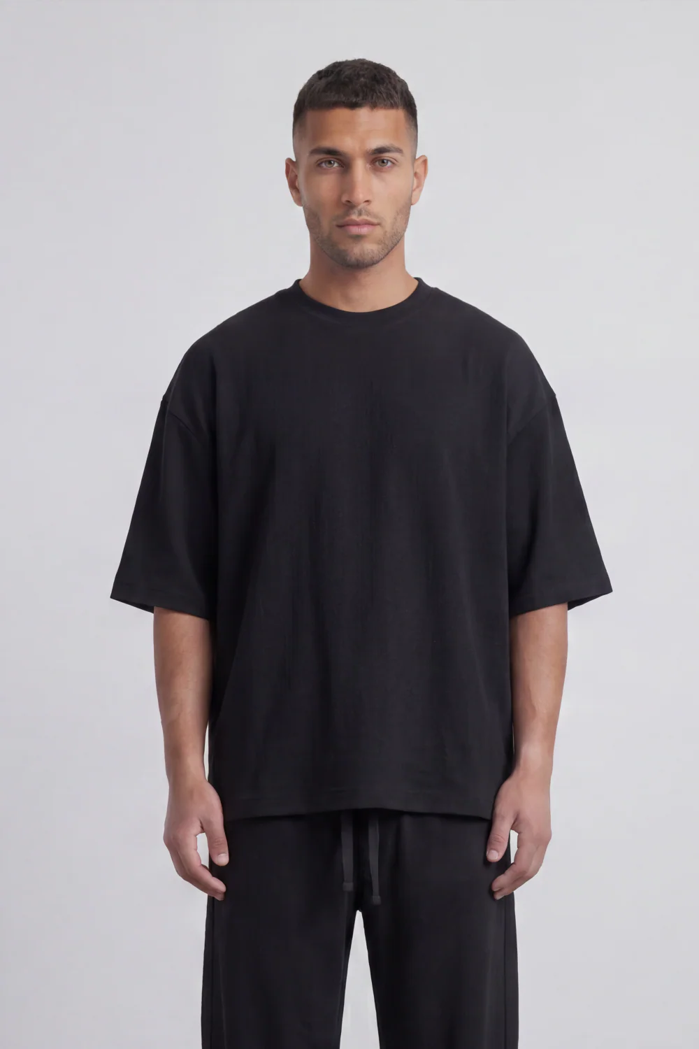 Men’s Tomato Store Shadow Ease Co-Ord Set With Soft Textured Knit Surface Plain Solid Dye Finish Outfit - Image 4