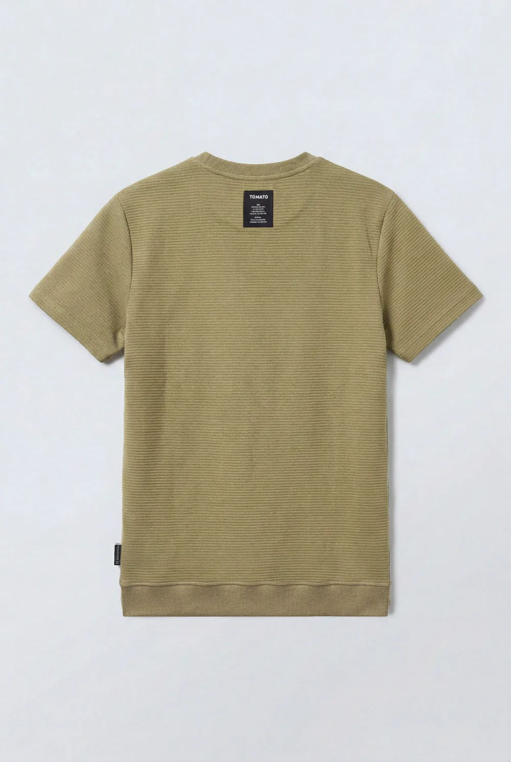 Men’s Tomato Store Short Sleeves Textured Knit Crew Neck Regular Fit T-Shirt - Image 6