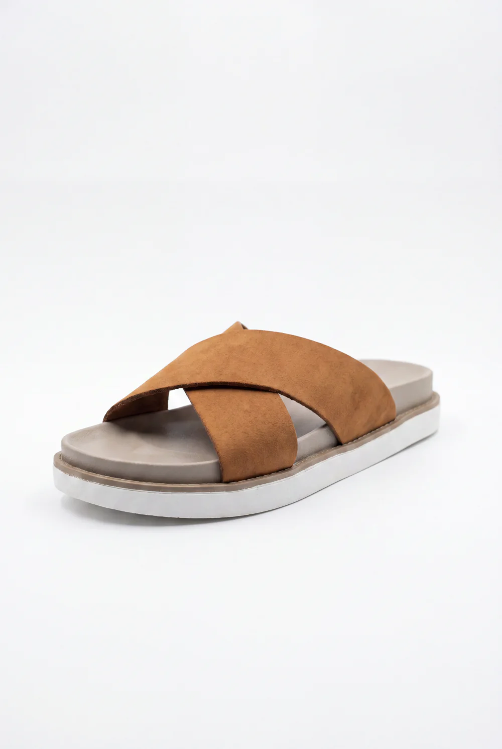 Men’s Tomato Store Slide Sandals Featuring Wide Cross Straps Chunky Grip Sole - Image 11