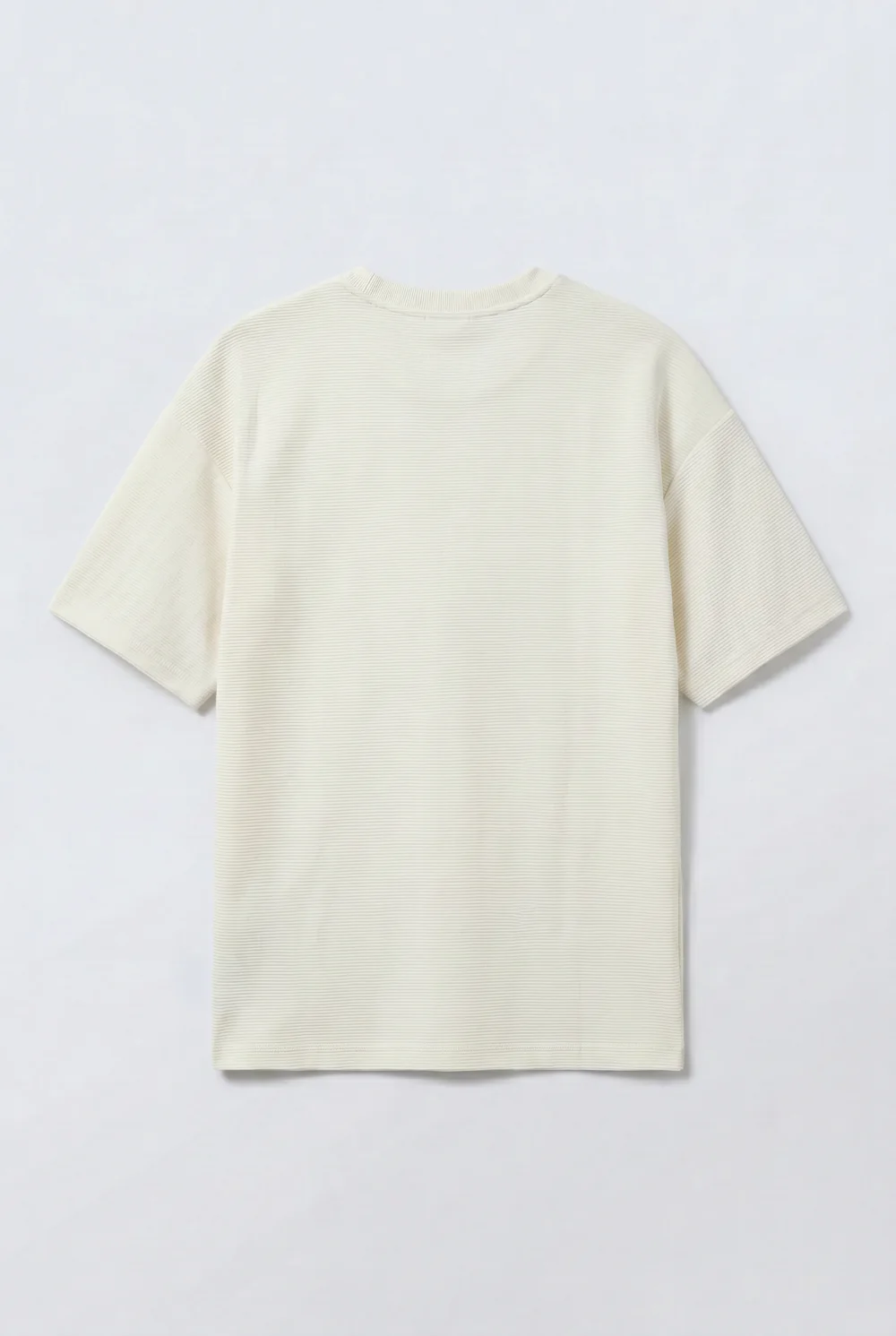 Men’s Tomato Store Slim Fit Textured Micro Rib Tailored Breathable Fabric Everyday Premium Basic T-Shirt - Image 12