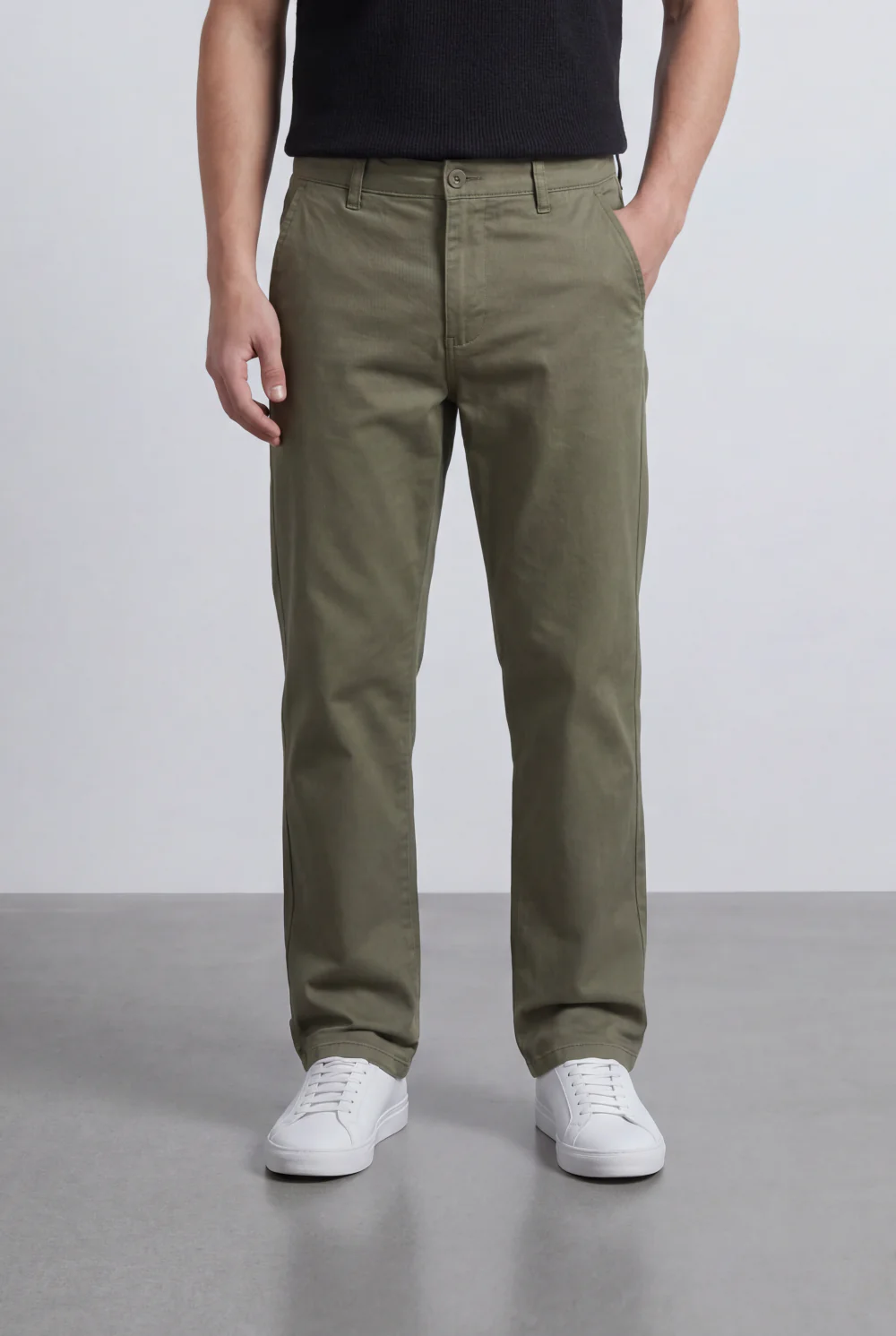 Men’s Tomato Store Straight Chino Pants Flat Front Button Closure Gabardine - Image 17