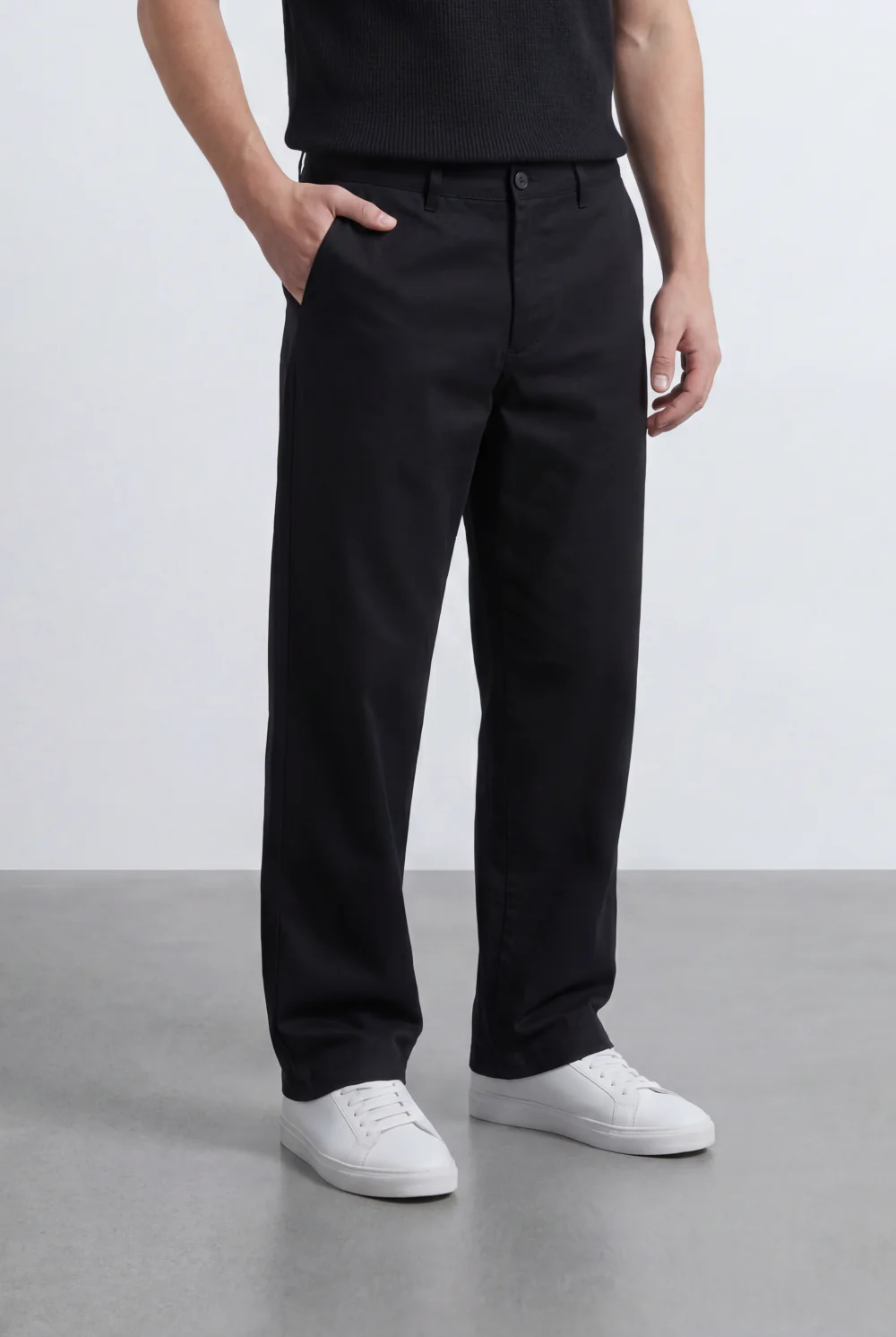 Men’s Tomato Store Straight Chino Pants Flat Front Button Closure Gabardine - Image 4
