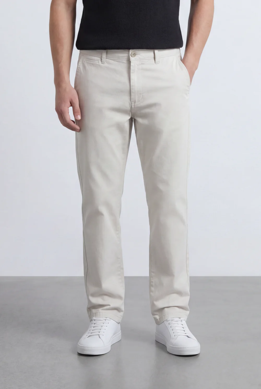 Men’s Tomato Store Straight Chino Pants Flat Front Button Closure Gabardine - Image 9